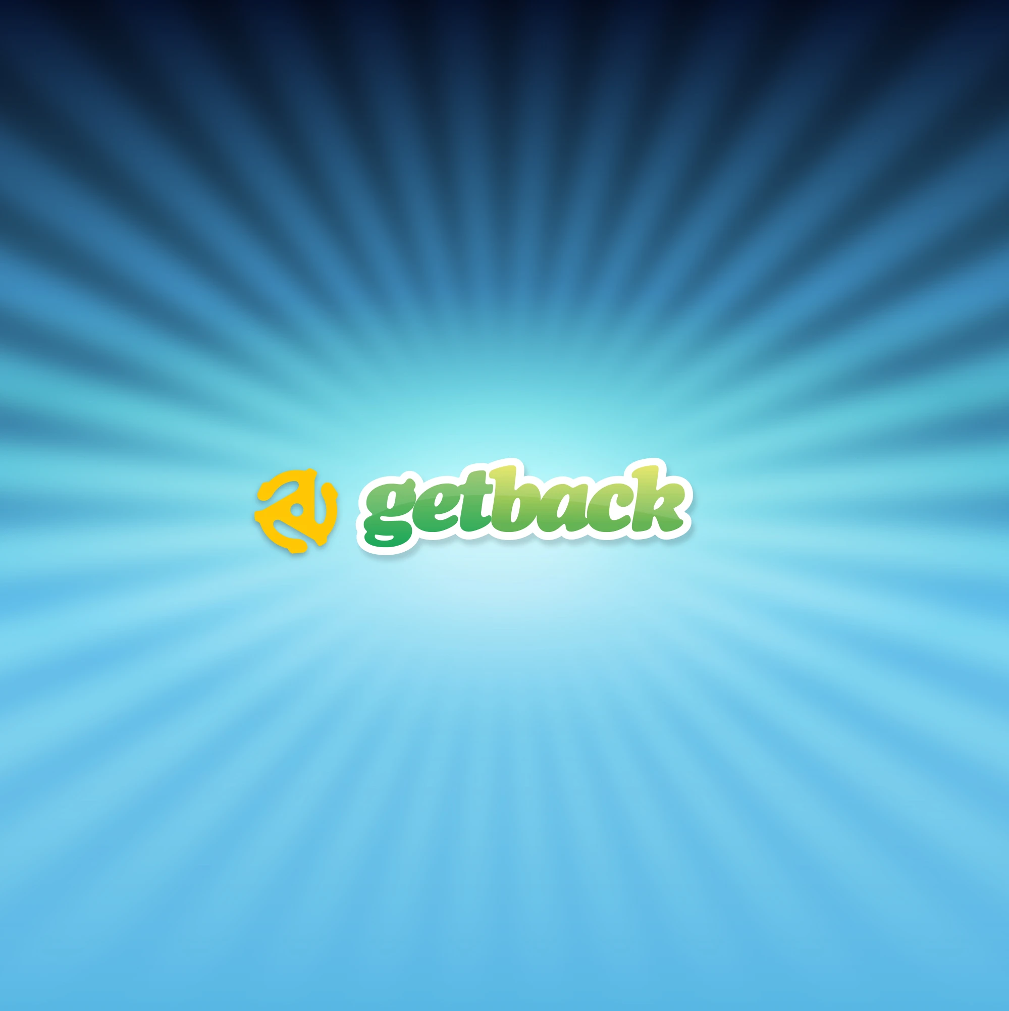 GetBack Logo with Spindle Render