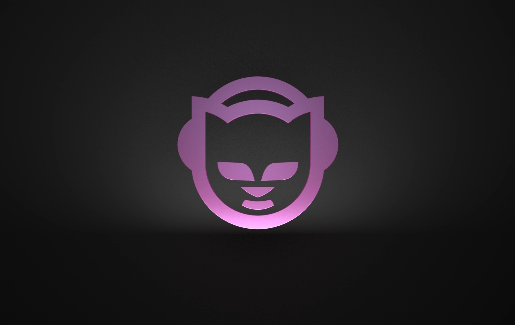 Napster Logo Kitty Pink Render